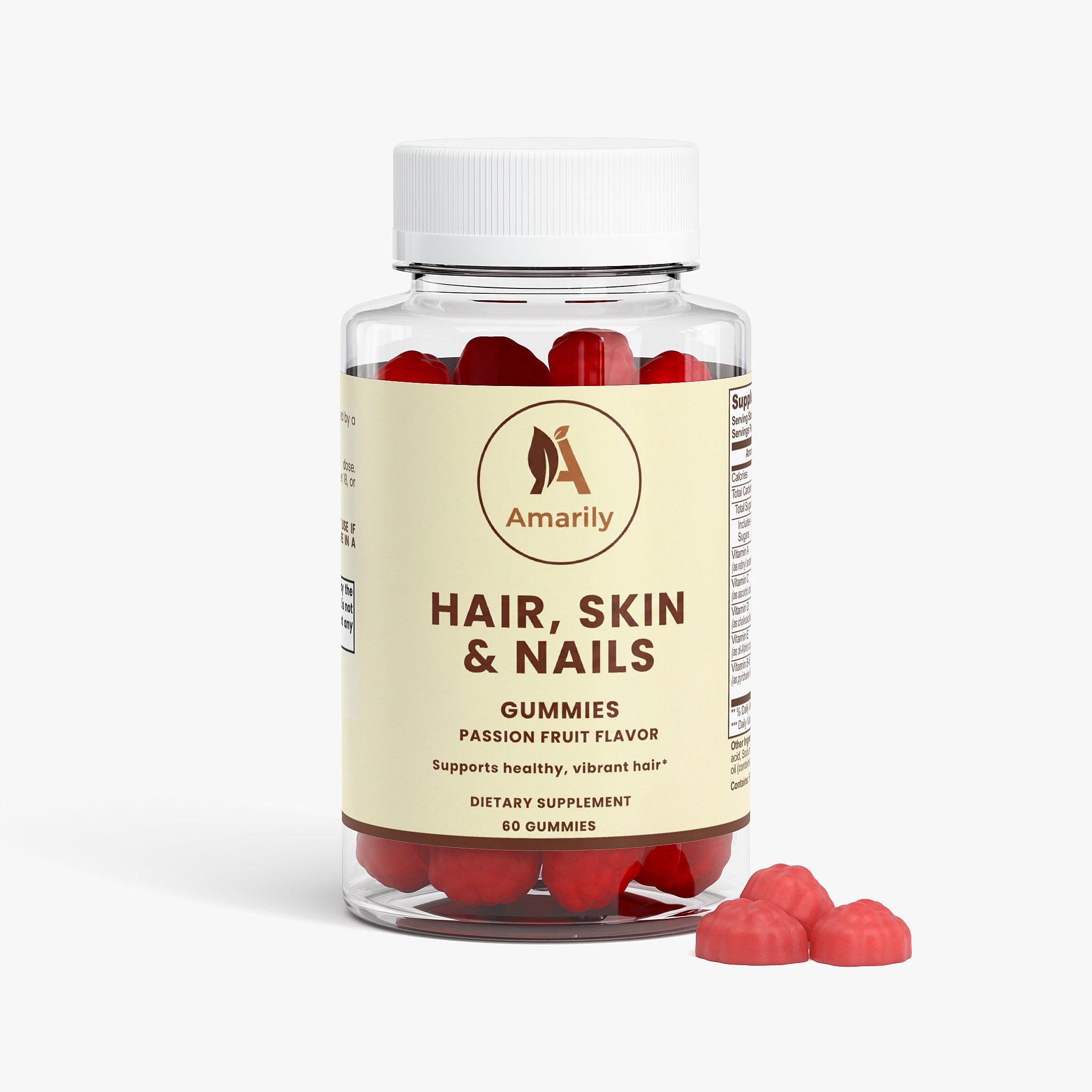 Hair Skin & Nails Gummies chewable gummies for daily beauty support