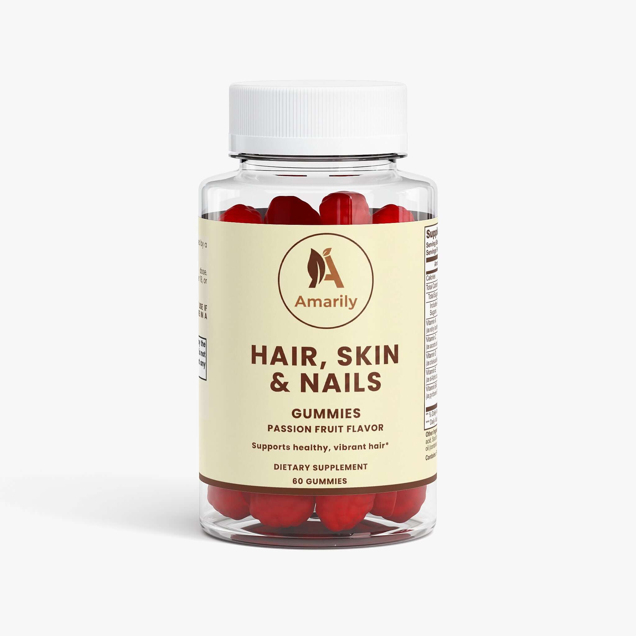 Hair Skin & Nails Gummies biotin supplement for hair, skin and nail support