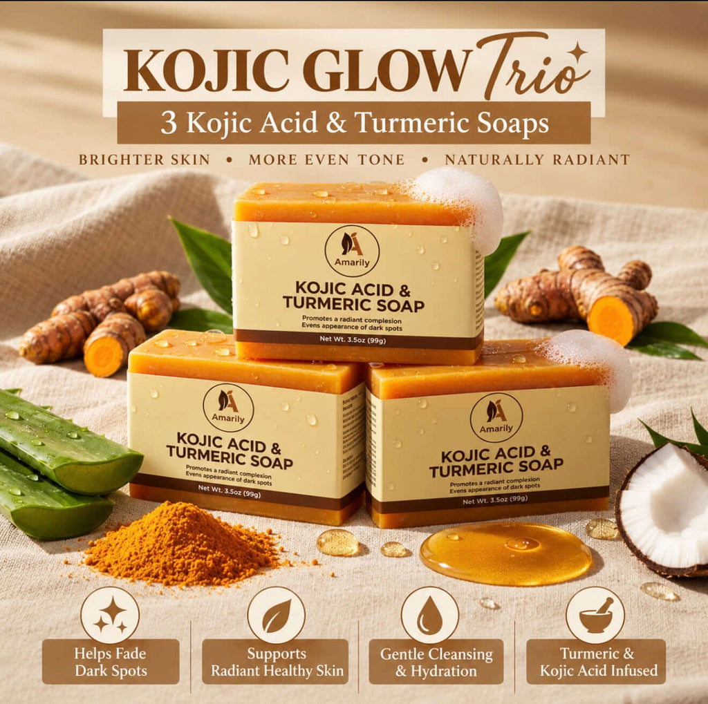 Kojic Acid & Turmeric Soap Bundle
