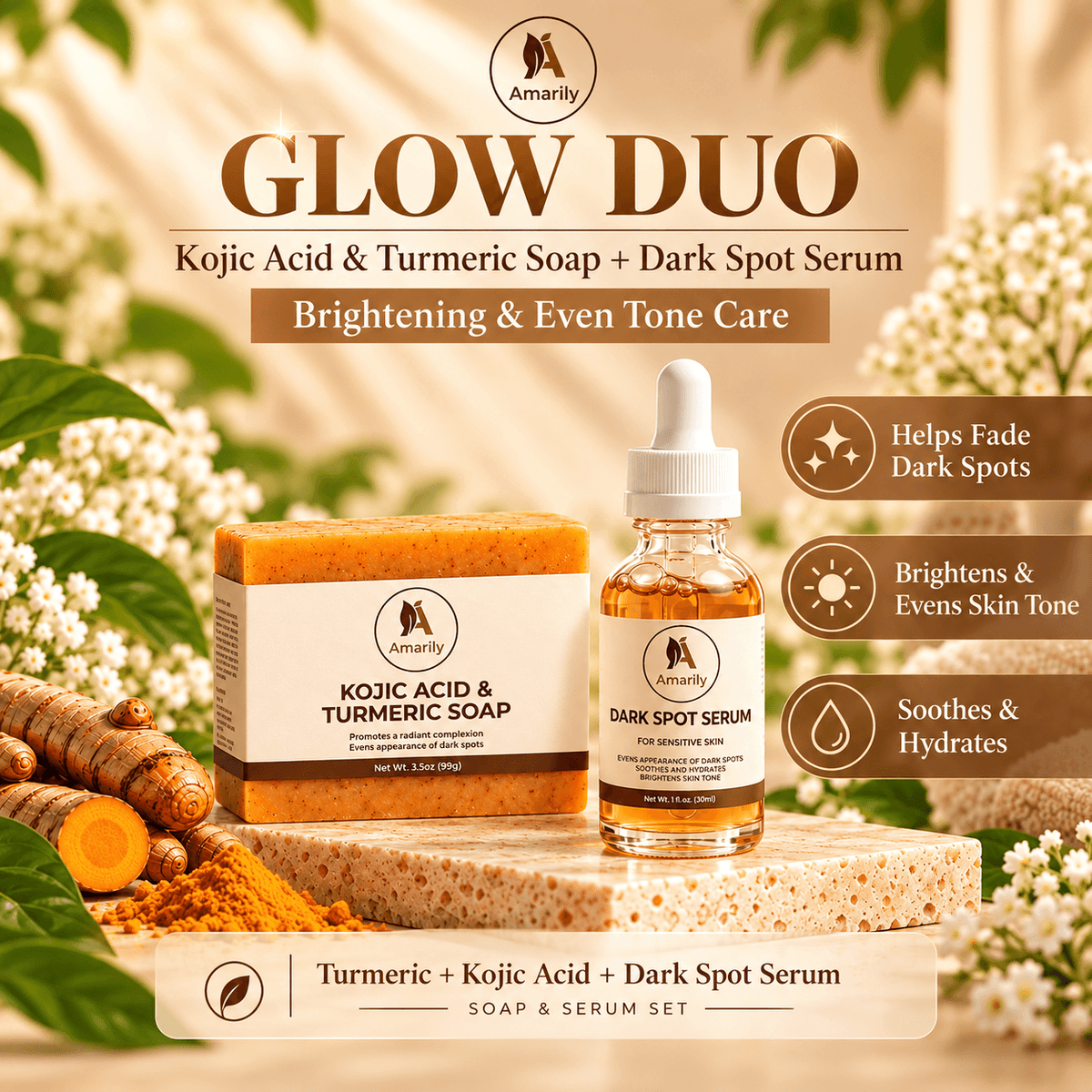 Complete Glow Duo | Soap & Serum Set