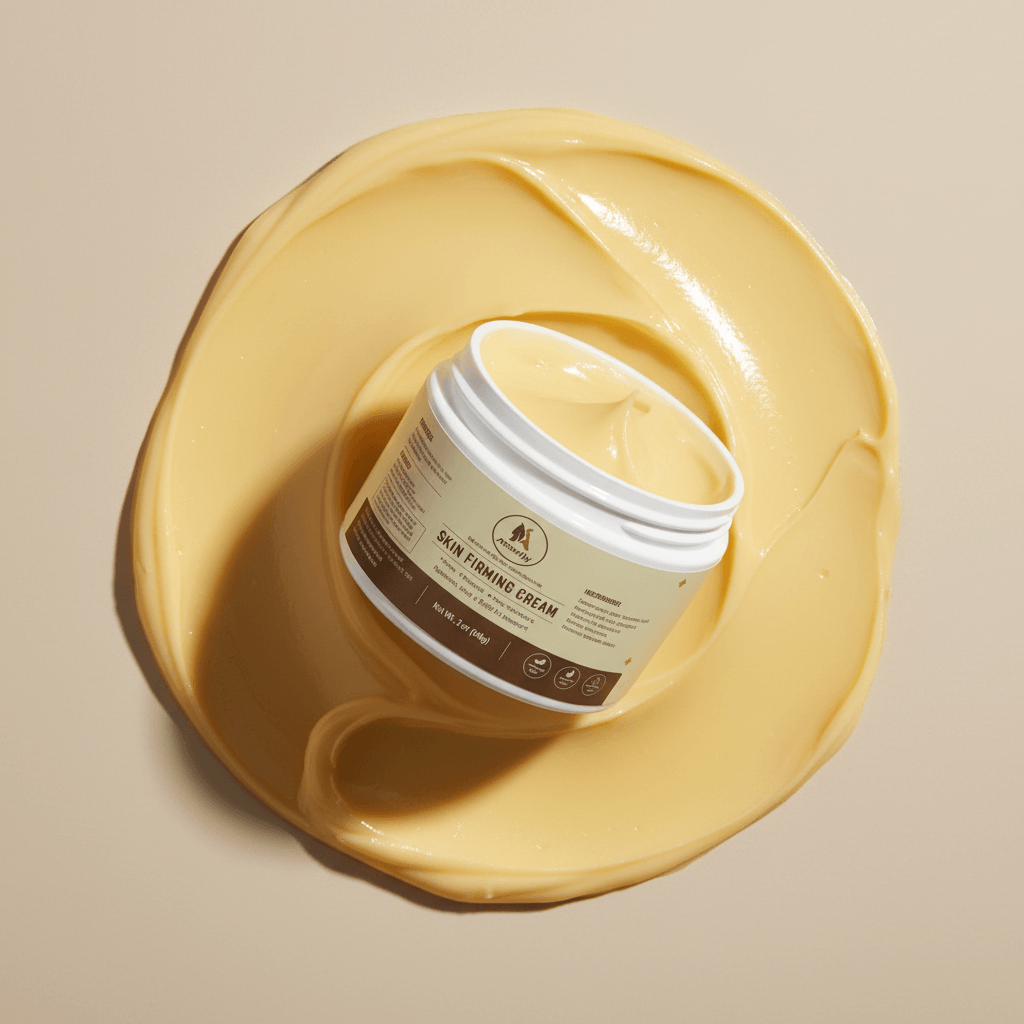 Skin Firming Cream jar shown from an angled view